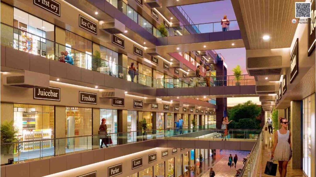 The Atrium NIBM Pune commercial retail project