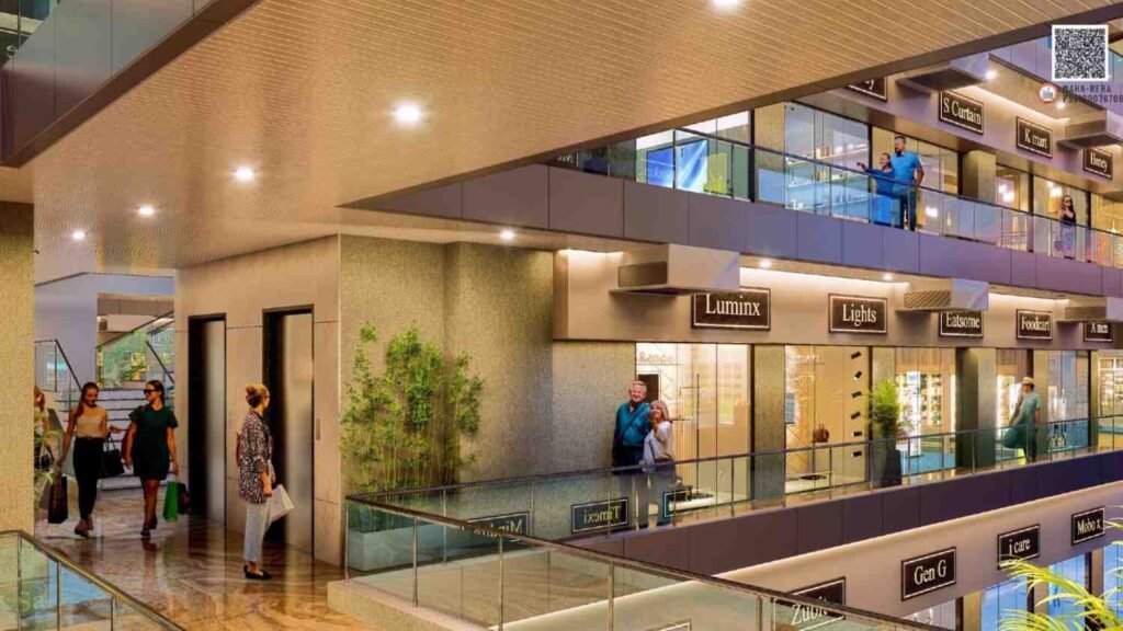 commercial office and retail shops at the atrium NIBM